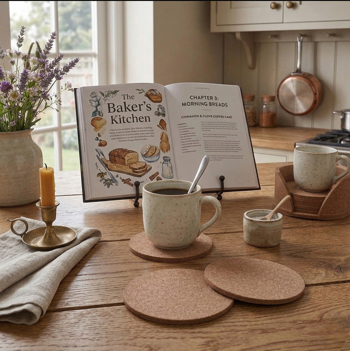 Round Felt Coaster Set - Coasters - Seravelle Home