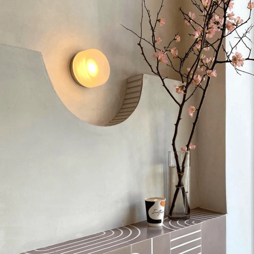 Round LED Wall Light for Hallway and Bedroom - Wall Light - Style 1 - Seravelle Home