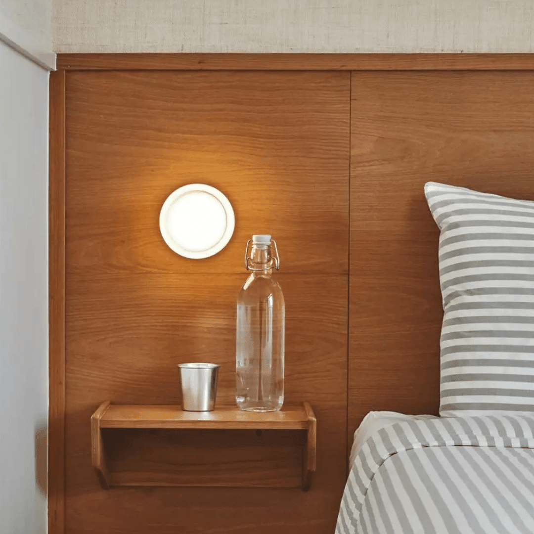 Round LED Wall Light for Hallway and Bedroom - Wall Light - Style 1 - Seravelle Home