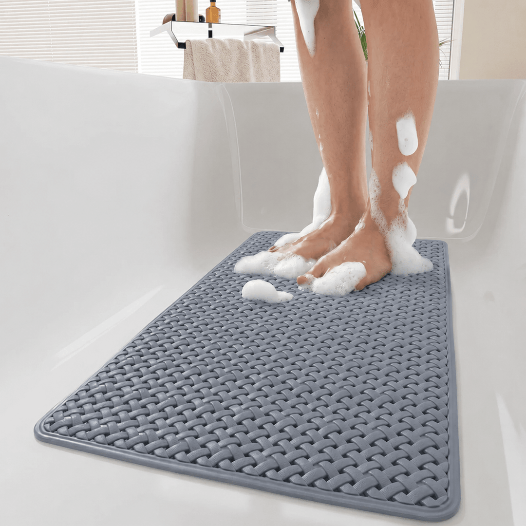 Non-Slip Bath Mat with Textured Surface
