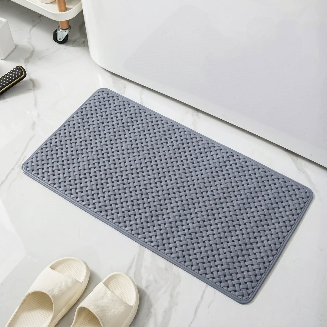 Non-Slip Bath Mat with Textured Surface