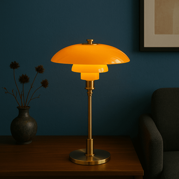 Scandinavian Design LED Table Lamp Modern Light - LED Table Lamp - Gold - Seravelle Home