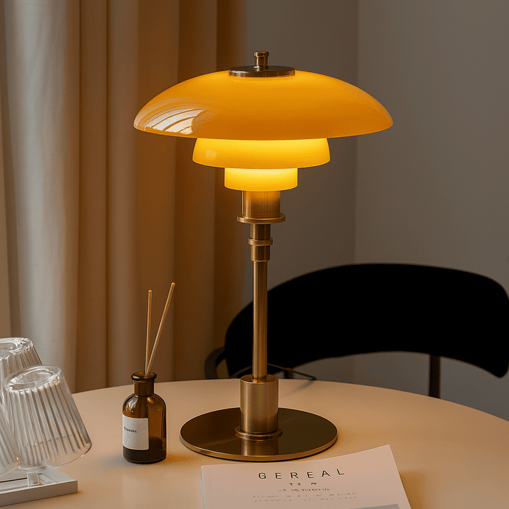 Scandinavian Design LED Table Lamp Modern Light - LED Table Lamp - Gold - Seravelle Home