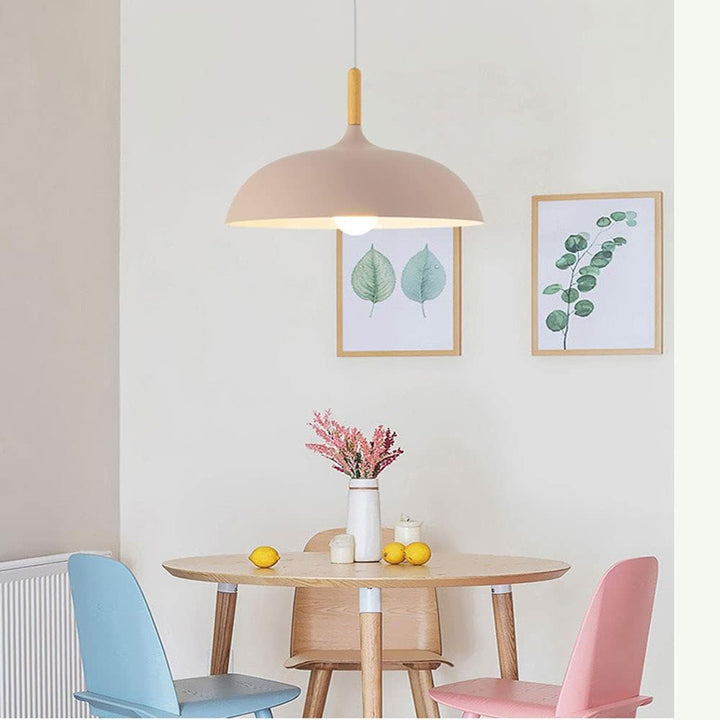 Scandinavian Pendant Light for Living Room and Kitchen - Ceiling Light - Pink - Seravelle Home