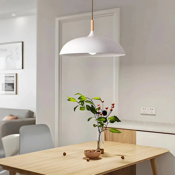Scandinavian Pendant Light for Living Room and Kitchen - Ceiling Light - White - Seravelle Home