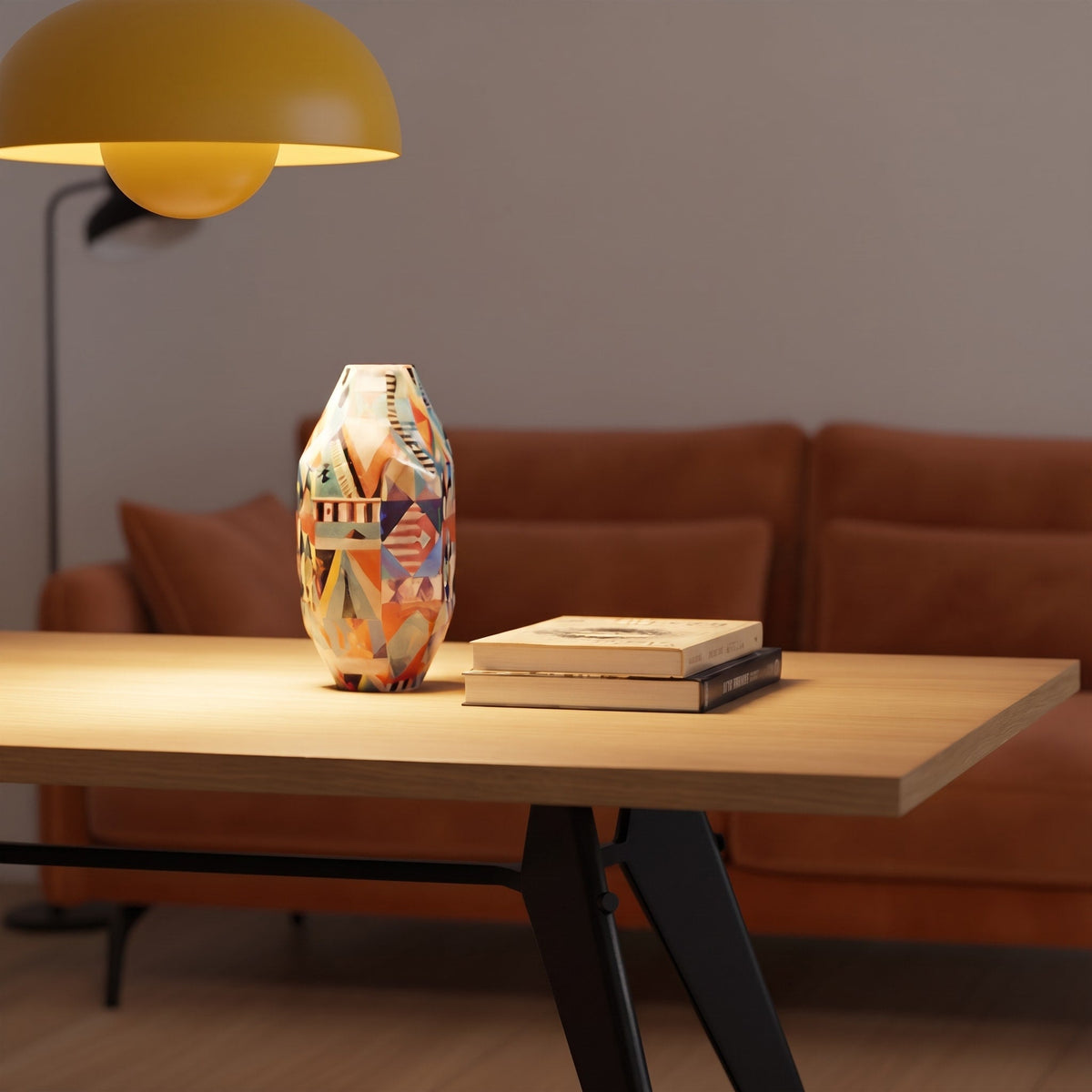 Scandinavian Retro Dome Pendant Light - Pendant Light Fixtures - Yellow - Seravelle Home