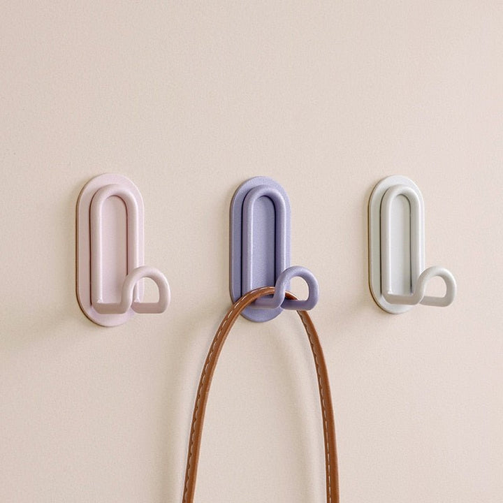 Self - Adhesive Wall Hooks Without Drilling for Kitchen and Bathroom - Hooks - Double Hook - Seravelle Home
