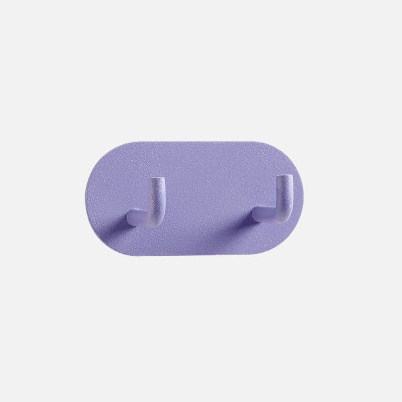 Self - Adhesive Wall Hooks Without Drilling for Kitchen and Bathroom - Hooks - Double Hook - Seravelle Home