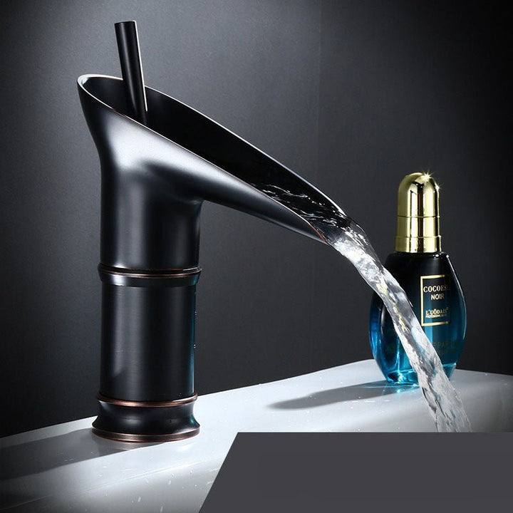 Single Handle Basin Tap - Faucet - Black - Seravelle Home