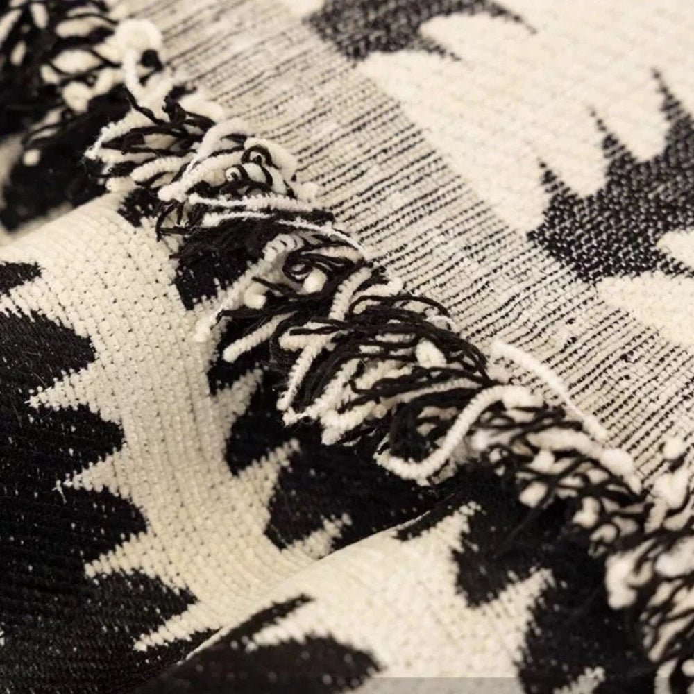 Sofa Cover Tufted Stripe Pattern - Sofa Cover - Charcoal Night - Seravelle Home