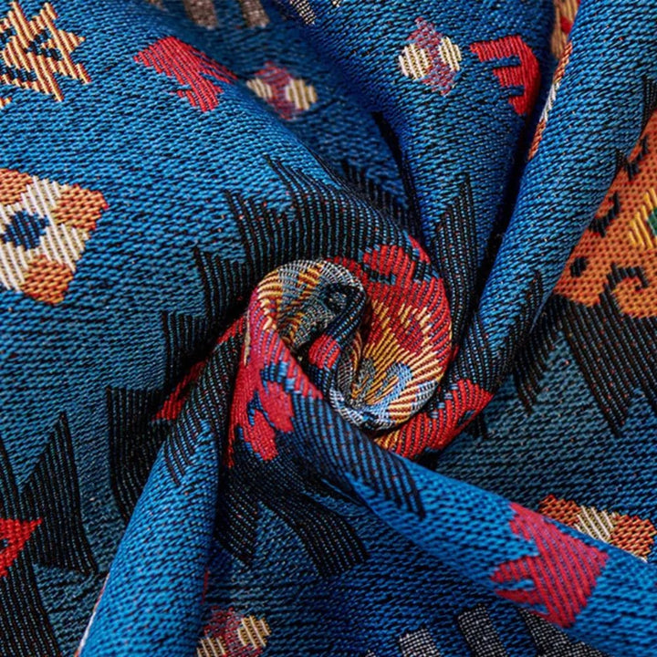 Sofa Throw Colorful Boho Pattern - Sofa Cover - 180x130 cm - Seravelle Home