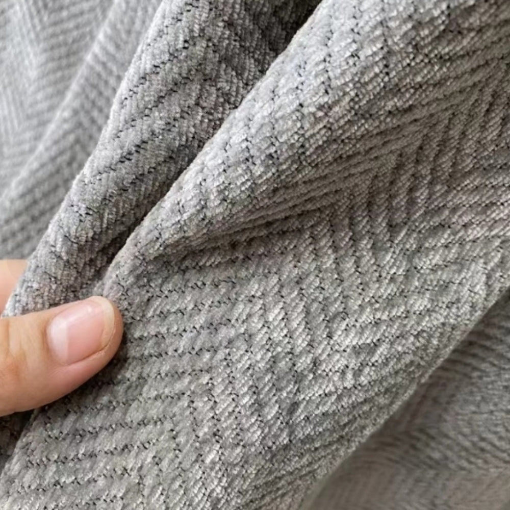 Sofa Throw with Fringes and Water - Repellent Function - Living room - Apricot - Seravelle Home