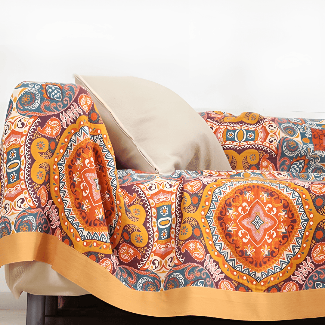 Soft Boho Throw Blanket for Extra Comfort - Cotton Blanket - 150x200cm - Seravelle Home