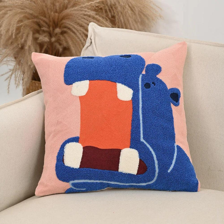 Soft Cushion Cover with Animal Motif - Cushion Cover - Hema - Seravelle Home
