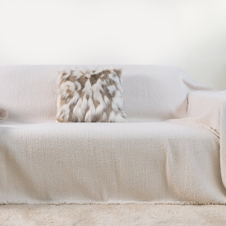 Soft Cushion Cover with Concealed Zip - Cushion Cover - Off White - Seravelle Home