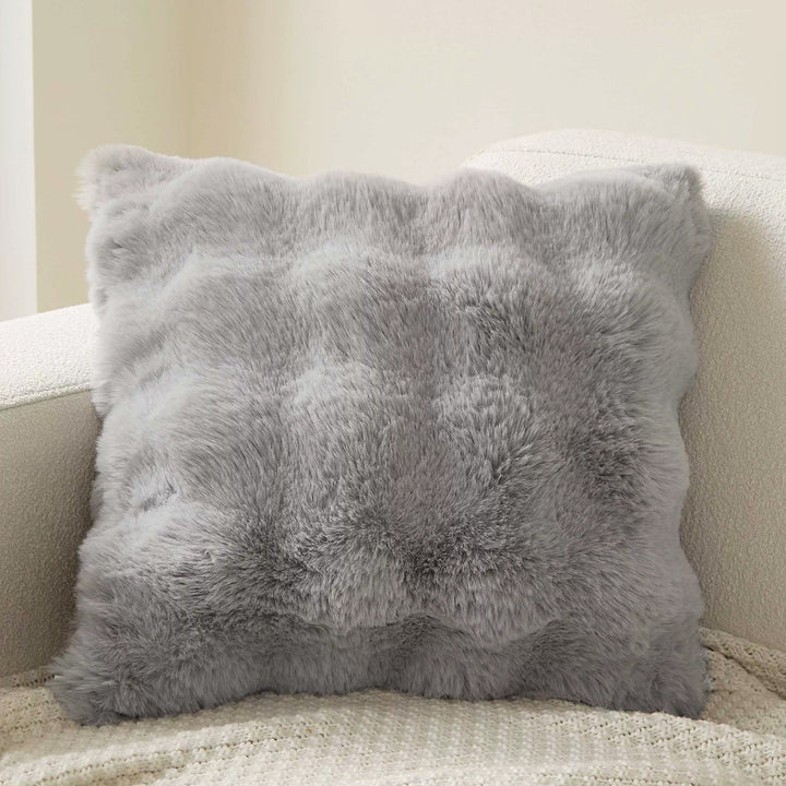Soft Cushion Cover with Concealed Zip - Cushion Cover - Light Grey - Seravelle Home
