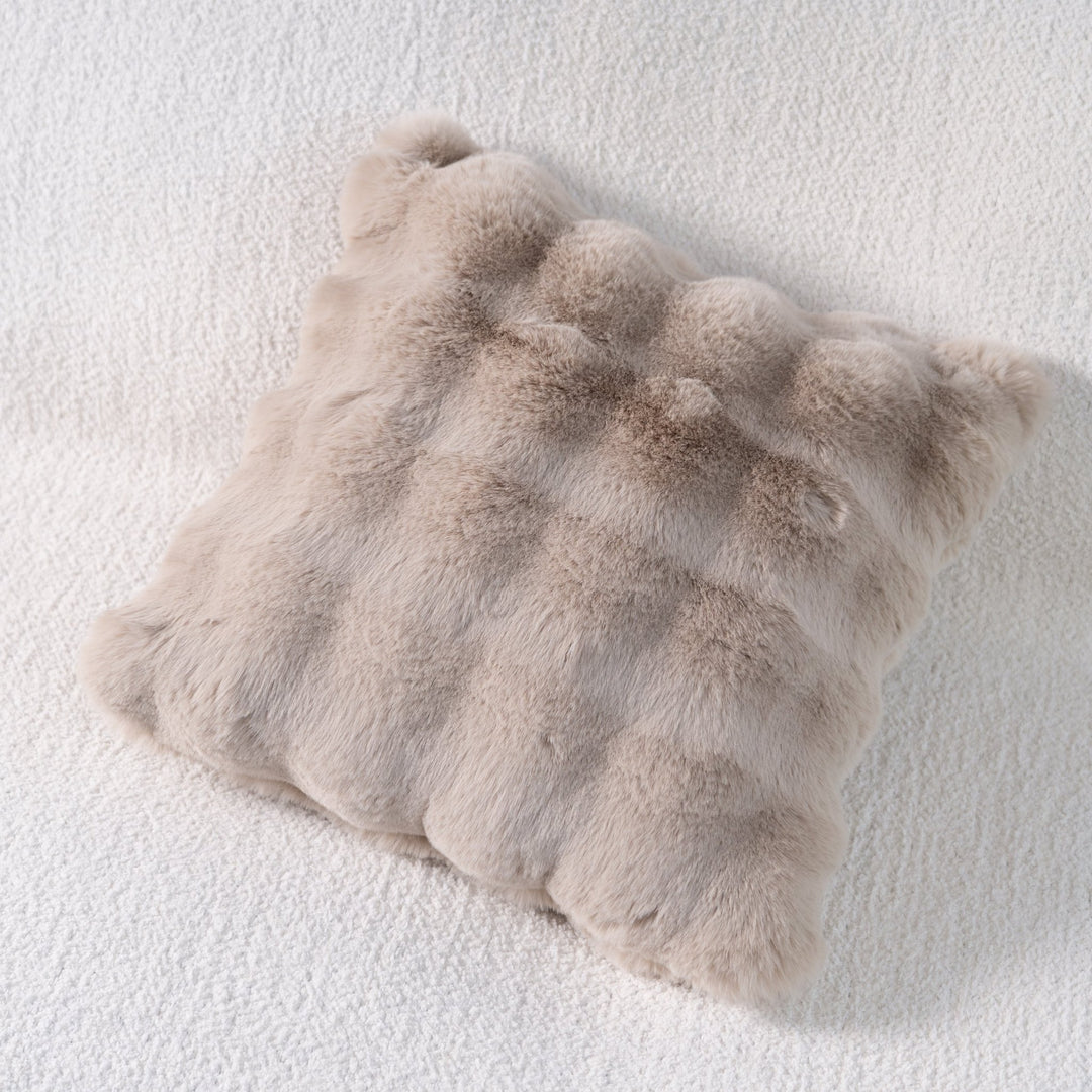 Soft Cushion Cover with Concealed Zip - Cushion Cover - Taupe - Seravelle Home