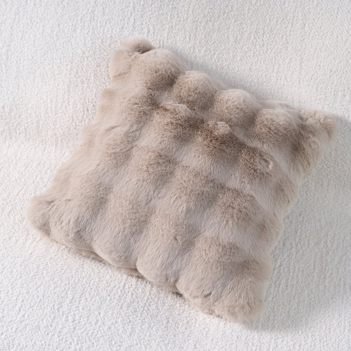 Soft Cushion Cover with Concealed Zip - Cushion Cover - Taupe - Seravelle Home