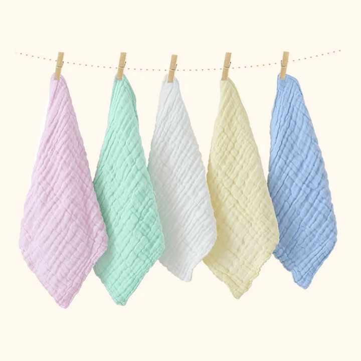 Soft kitchen towels with a waffle texture Set - Washcloth Set - Seravelle Home