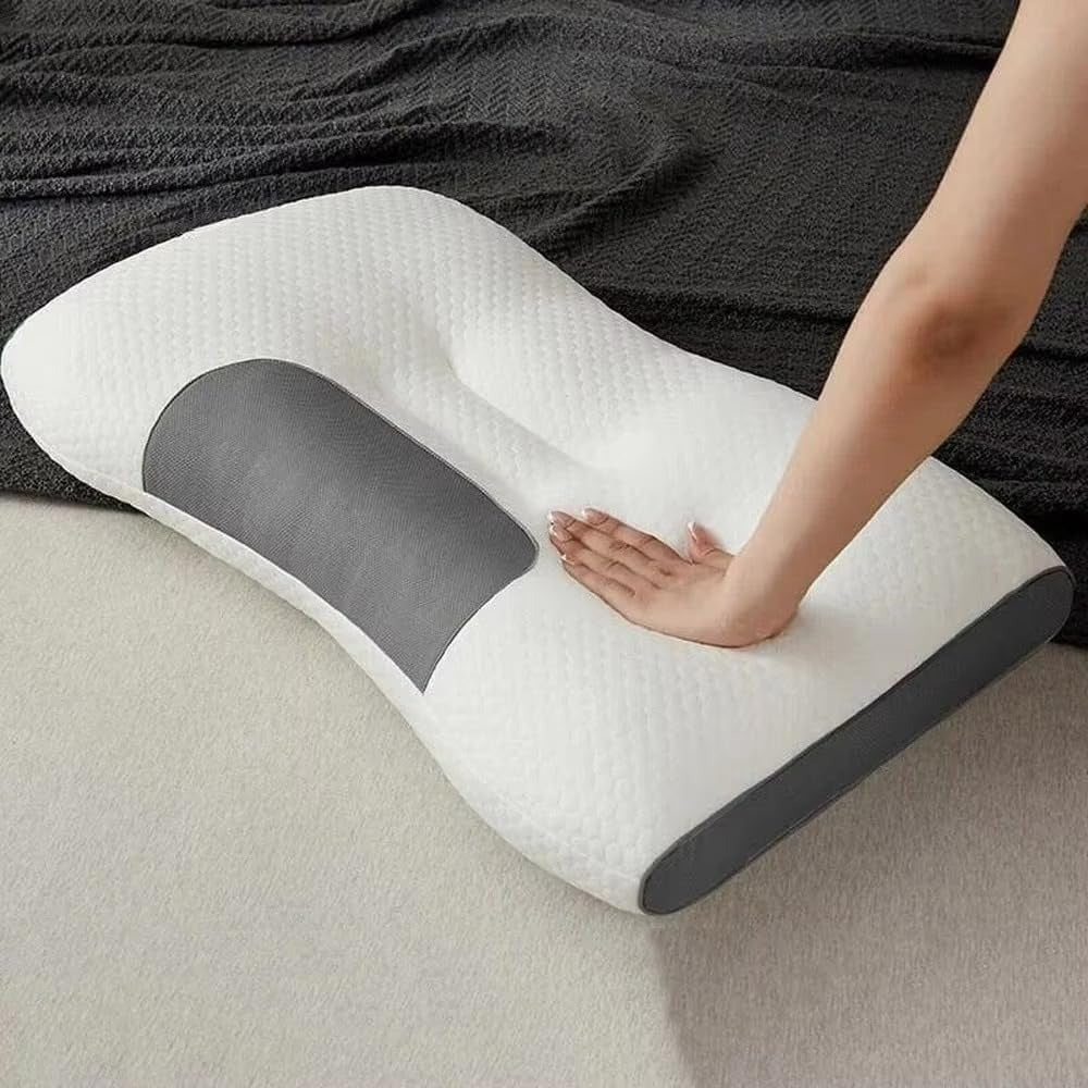 Soft Neck Pillow for Optimal Sleep Support - Bedroom - Wavy - Seravelle Home