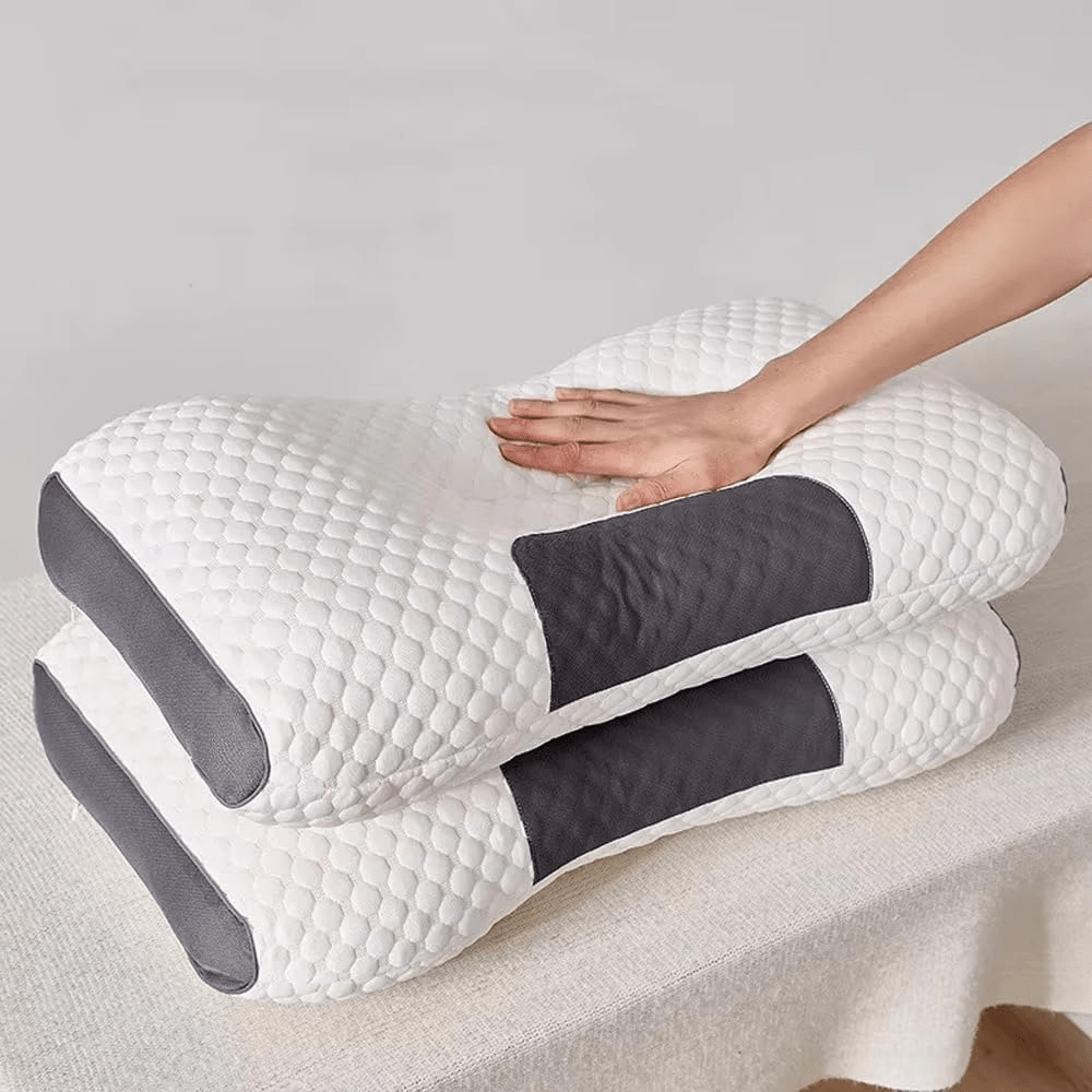 Soft Neck Pillow for Optimal Sleep Support - Bedroom - Wavy - Seravelle Home