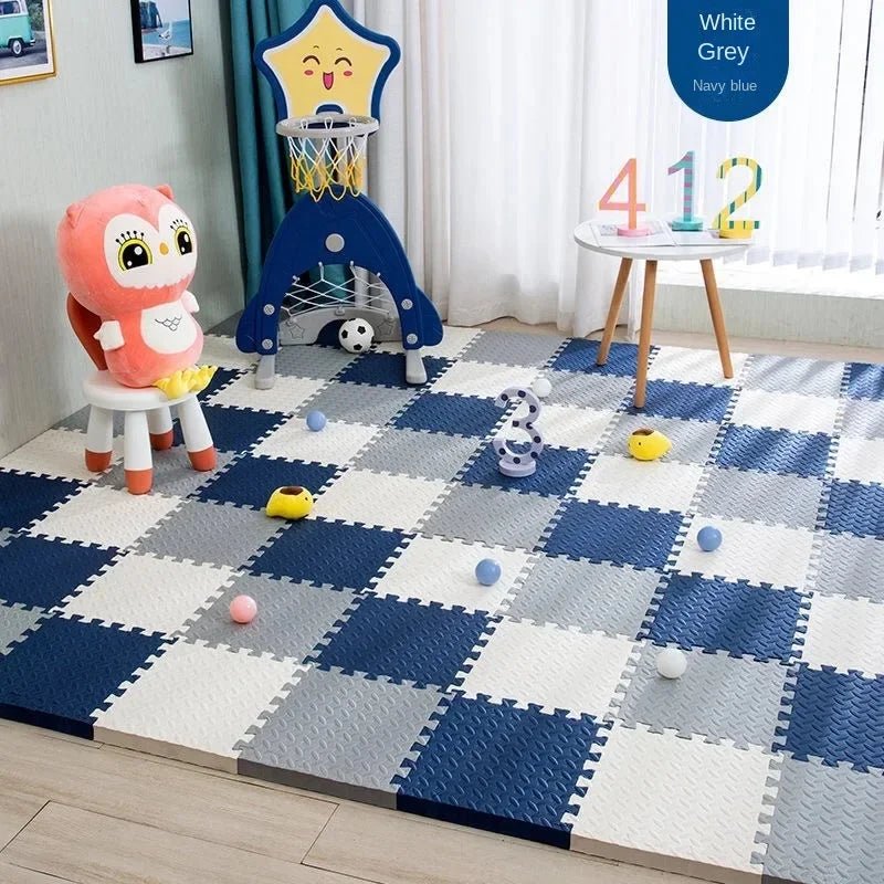 Soft Puzzle Play Mat for Children - Puzzle Play Mat - 10 pcs. Yellow - Seravelle Home