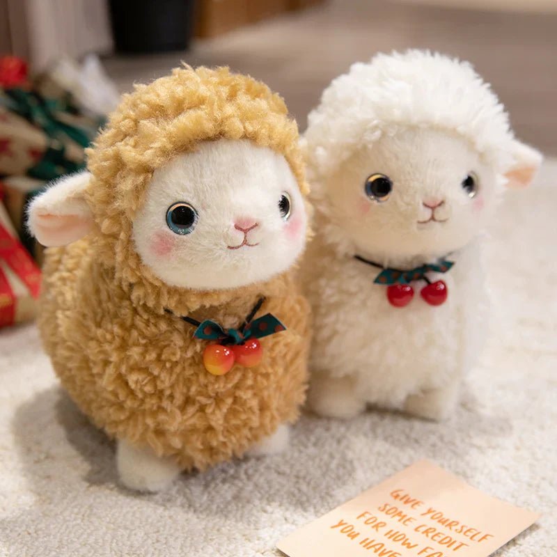Soft Toy in Sheep Design with Soft Texture - Soft Toy - Brown - Seravelle Home