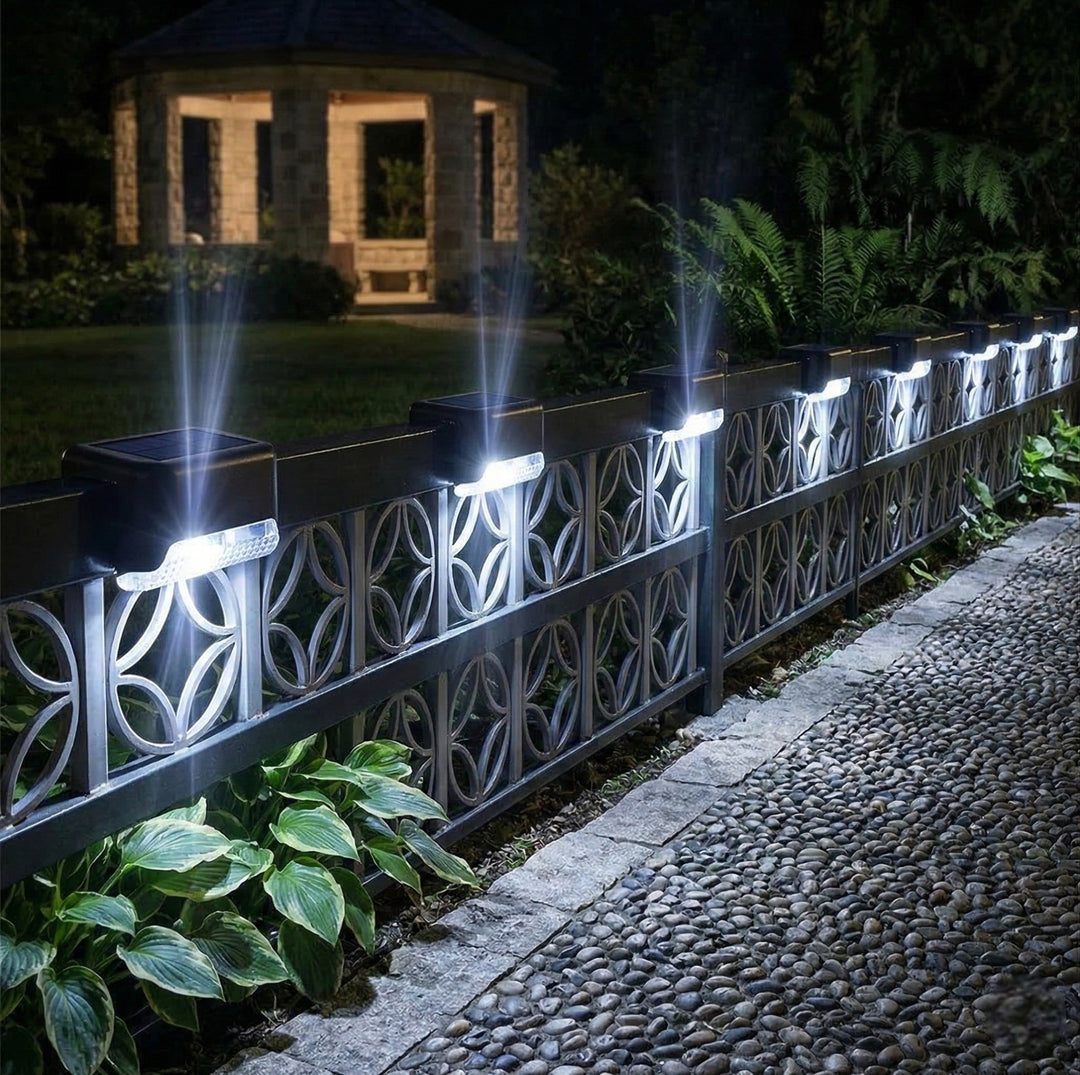 Solar LED Outdoor Lights for Stairs and Fences - Outdoor lights - Cool White - Seravelle Home