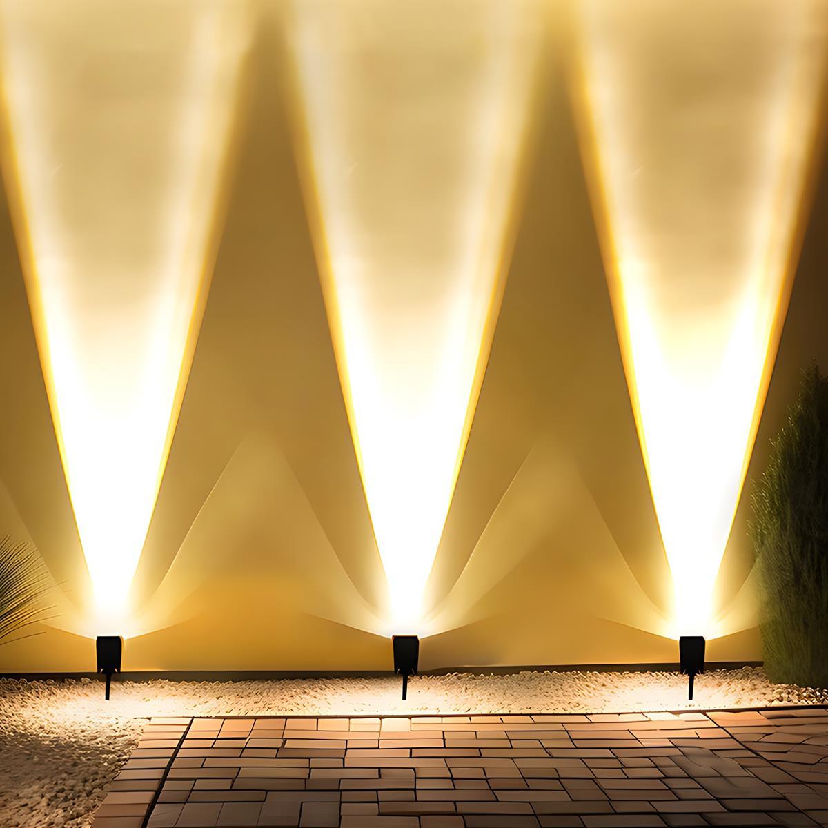 Solar LED Spike Spotlight Waterproof Outdoor Garden Landscape Light - Flood & Spot Lights - Seravelle Home