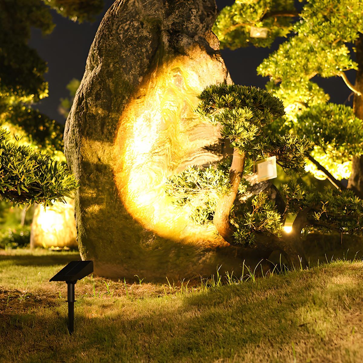 Solar LED Spike Spotlight Waterproof Outdoor Garden Landscape Light - Flood & Spot Lights - Seravelle Home