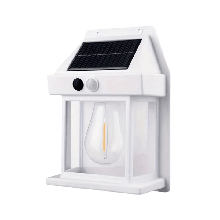 Solar Wall Light for Outdoors with Integrated Motion Sensor - Solar wall light - Black - Seravelle Home