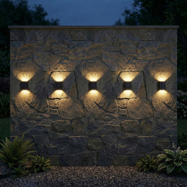 Solar Wall Light with Up & Down Light Effect - Solar LED light - Seravelle Home