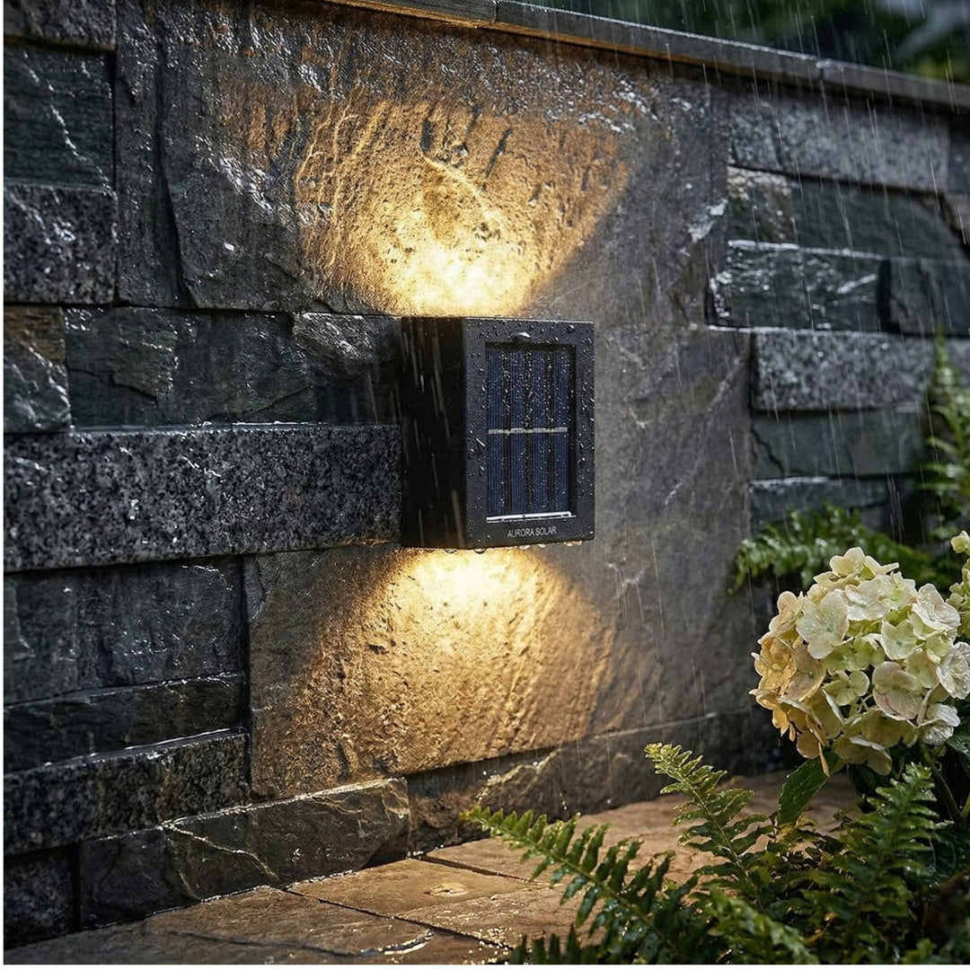 Solar Wall Light with Up & Down Light Effect - Solar LED light - Seravelle Home