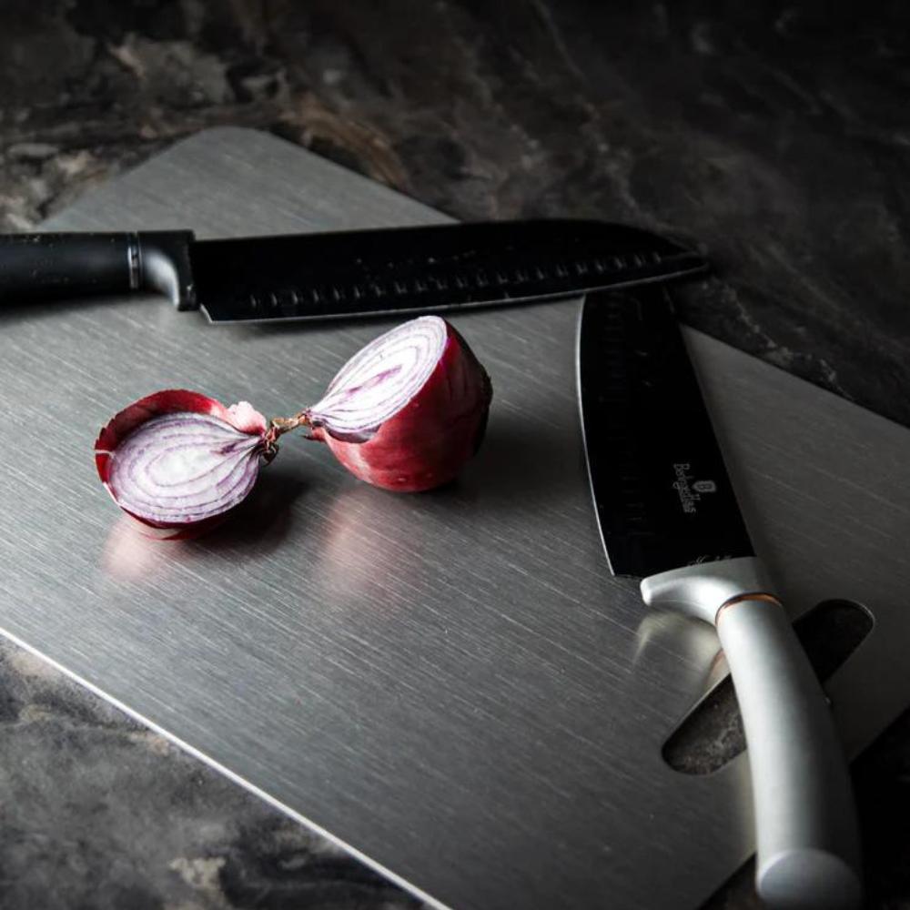 Stainless Steel Cutting Board for Hygienic and Durable Food Preparation - Cutting Board - Seravelle Home