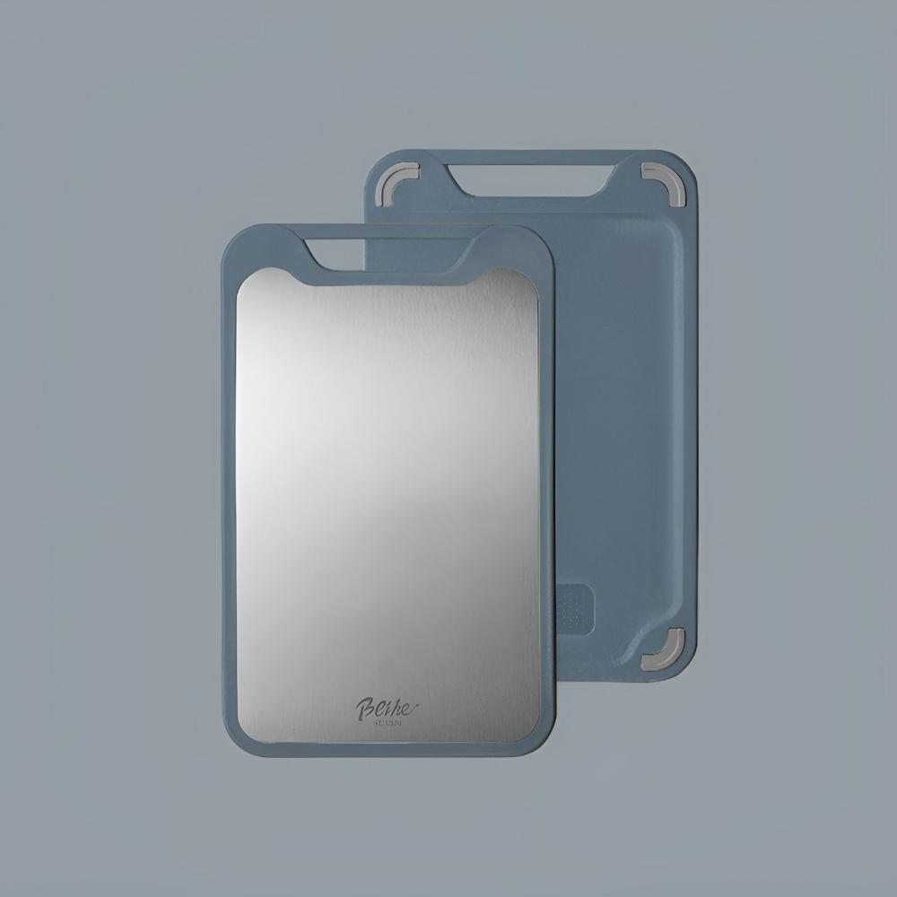 Stainless Steel Cutting Board with Double - Sided Design - Schneidebrett - Blue - Seravelle Home