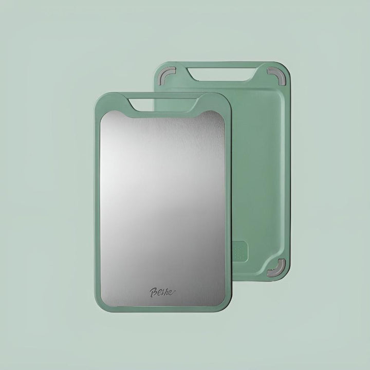 Stainless Steel Cutting Board with Double - Sided Design - Schneidebrett - Green - Seravelle Home