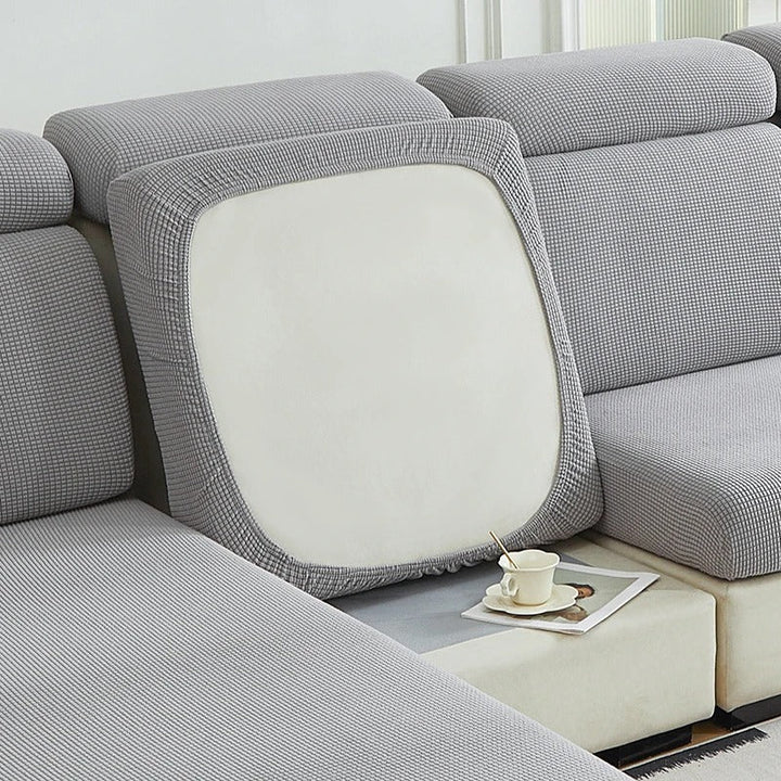 Stretch Elastic Sofa Cushion Cover - Cushion Cover - Grey - Seravelle Home