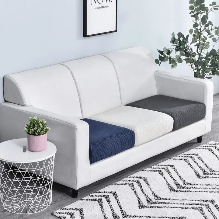 Stretch Elastic Sofa Cushion Cover - Cushion Cover - Navy Blue - Seravelle Home