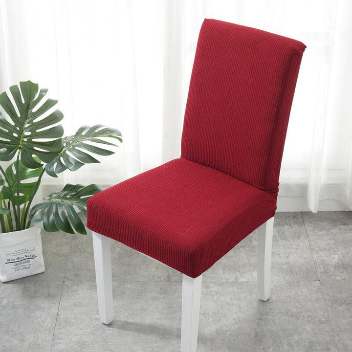Stretch - Fit Chair Cover - Chair Cover - Dark Red - Seravelle Home
