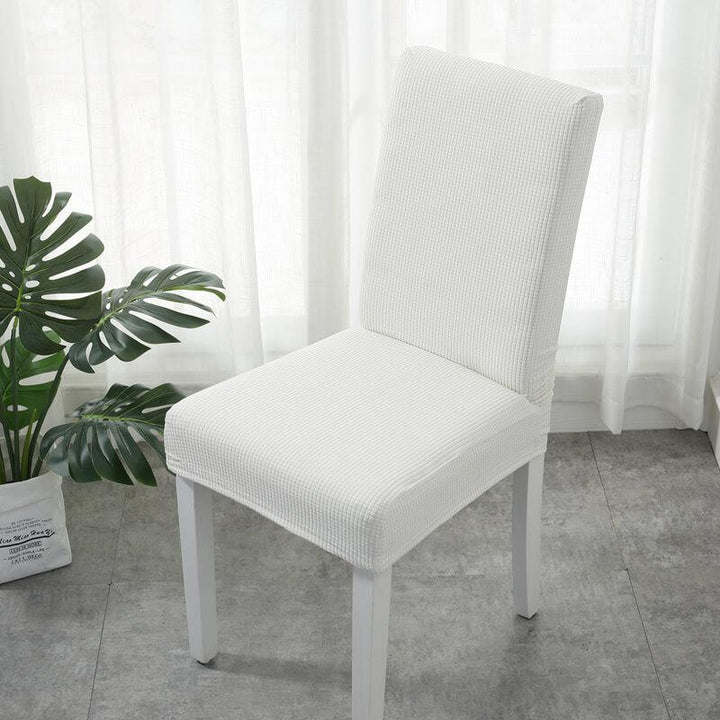 Stretch - Fit Chair Cover - Chair Cover - White - Seravelle Home