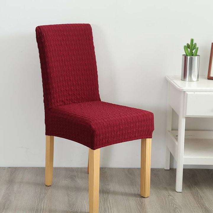 Stretch Removable Jacquard Chair Slipcover - Slipcover - Red - Seravelle Home