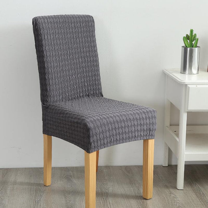 Stretch Removable Jacquard Chair Slipcover - Slipcover - Grey - Seravelle Home