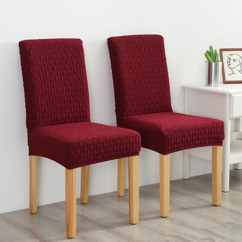 Stretch Removable Jacquard Chair Slipcover - Slipcover - Grey - Seravelle Home