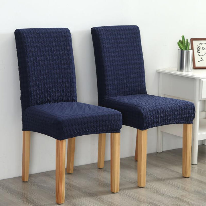 Stretch Removable Jacquard Chair Slipcover - Slipcover - Blue - Seravelle Home