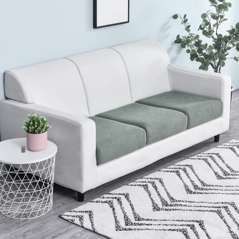 Stretch Sofa Cushion Cover - Cushion Cover - Green - Seravelle Home