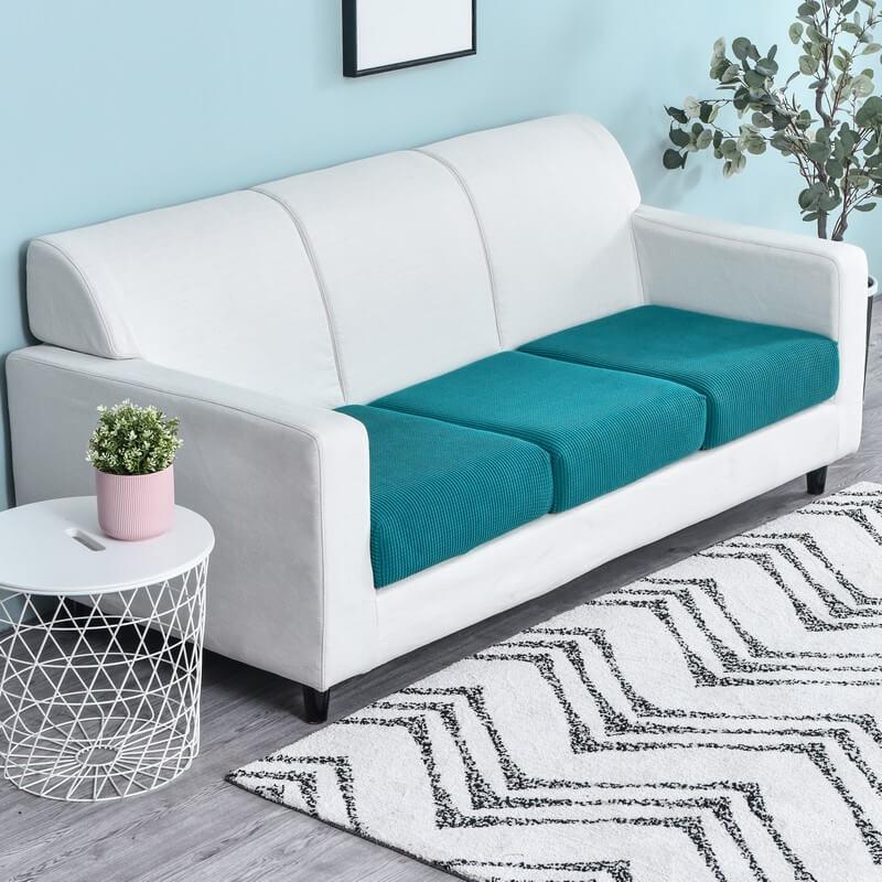 Stretch Sofa Cushion Cover - Cushion Cover - Dark Green - Seravelle Home
