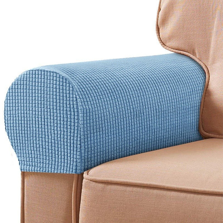 Stretchable Sofa Armrest Covers - Sofa Cover - Blue - Seravelle Home