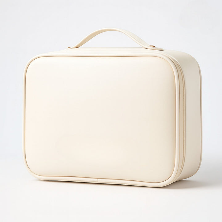 Structured Cosmetic Bag Storage - Cosmetic bag - Pink - Seravelle Home