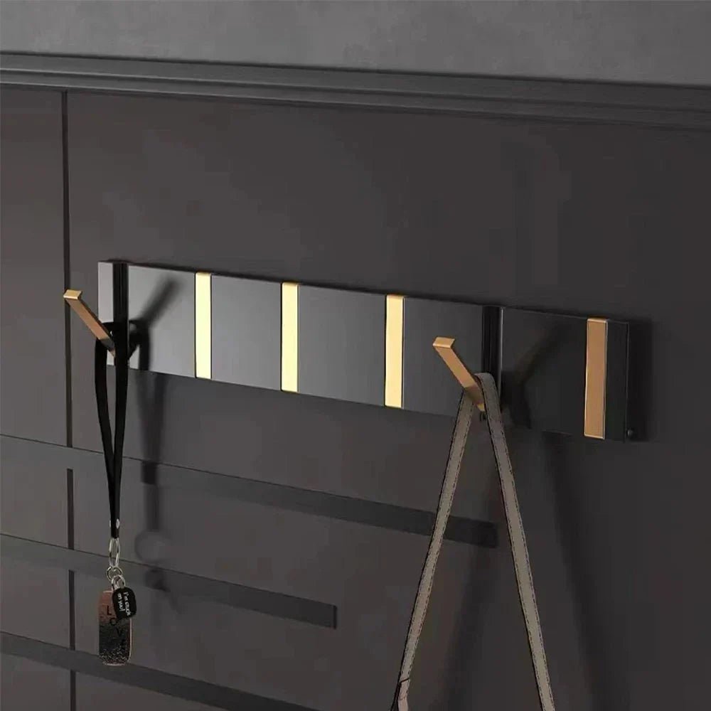 Stylish Foldable Wall Hook for Space - Saving Organization - Hooks - Gold - Seravelle Home
