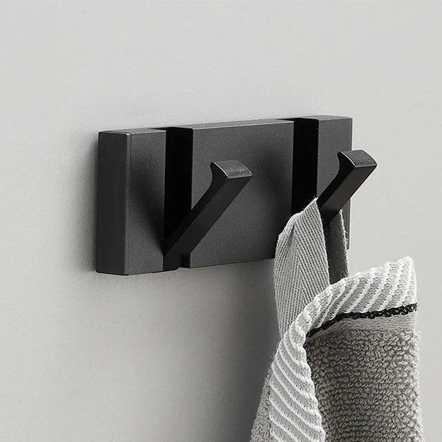 Stylish Foldable Wall Hook for Space - Saving Organization - Hooks - Black - Seravelle Home